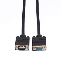 ROLINE SVGA kabel HD15 M/F, 2 m - thumbnail