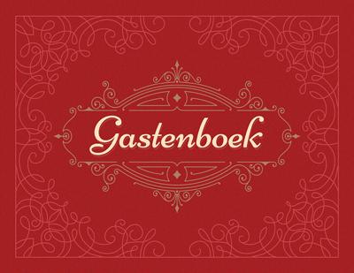 Gastenboek (bordeaux) - Hardcover (9789044754407)