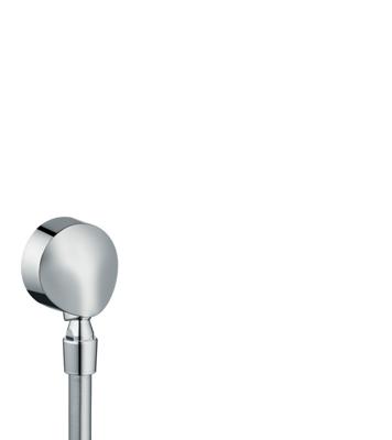 Hansgrohe FixFit muuraansluitbocht E met terugslagklep en kogelgewricht, chroom Hansgrohe FixFit muuraansluitbocht E met terugslagklep en kogelgewricht, chroom