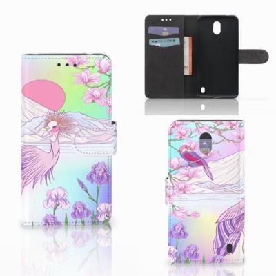 Nokia 2 | Telefoonhoesje | Met pasjeshouder | Bird