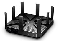 TP-LINK Archer C5400X draadloze router Gigabit Ethernet Tri-band (2.4 GHz / 5 GHz / 5 GHz) Zwart, Rood - thumbnail