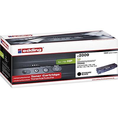 Edding Toner vervangt Canon, HP 85A (CE285A) Compatibel Zwart 1600 bladzijden EDD-2009 18-2009 Edding Toner vervangt Canon, HP 85A (CE285A) Compatibel Zwart 1600 bladzijden EDD-2009 18-2009