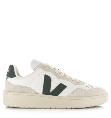 VEJA V-90 white cypres Groen maat 44