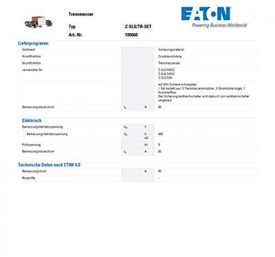 Eaton 100660 Zekeringscheider 63 A 400 V/AC