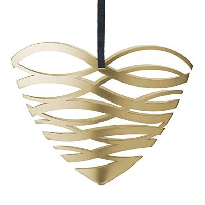 Stelton Tangle Ornament Hart messing 14 cm Stelton Tangle Ornament Hart messing 14 cm
