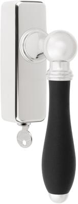 Formani TIMELESS 1815-DKLOCK draaikiepgarnituur afsluitbaar linksdraaiend - glans nikkel/ebbenhout