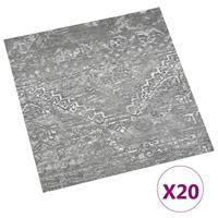 VidaXL Vloerplanken 20 st zelfklevend 1,86 m² pvc betongrijs - thumbnail