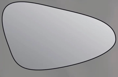 Spiegel INK SP22 Rechts 120x4x70 cm Mat Zwart