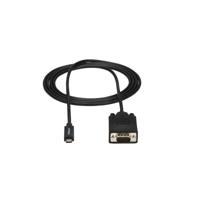 Kabel USB-C naar VGA Startech CDP2VGAMM2MB (2 m) Zwart - thumbnail