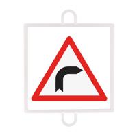 TRAFFIC WARNING SIGN PANEL NO. 11 (RIGHT TURN) - thumbnail