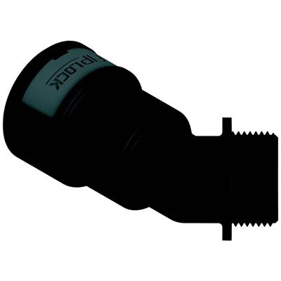 Fränkische Rohrwerke 4891021600 AAPA-12P11PB Wartel haaks 12 mm Zwart 10 stuk(s)