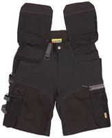 Blåkläder Short met stretch en spijkerzakken 15981343 | Zwart | Maat 48 - 7330509722084 - thumbnail