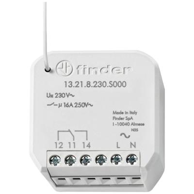 Finder 13.21.8.230.S000 13.21.8.230.S000 Draadloze ontvanger Montagewijze: Inbouw (in muur) 1 stuk(s)