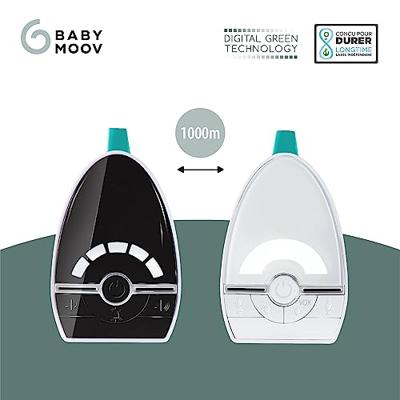 Babyfoon Expert Care bereik 1000 meter BABYMOOV wit/zwart Babyfoon Expert Care bereik 1000 meter BABYMOOV wit/zwart