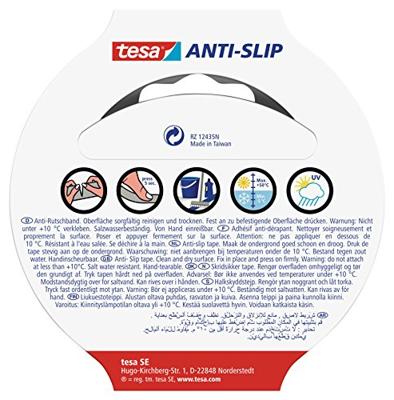 tesa EXTRA RESISTANT 55588-00000-11 Anti-sliptape Zwart (l x b) 5 m x 50 mm 1 stuk(s) tesa EXTRA RESISTANT 55588-00000-11 Anti-sliptape Zwart (l x b) 5 m x 50 mm 1 stuk(s)