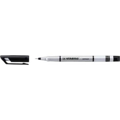 STABILO SENSOR, Fineliner, Fijn 0.3 mm, Met Meeverende Schrijfpunt- zwart, per stuk STABILO SENSOR, Fineliner, Fijn 0.3 mm, Met Meeverende Schrijfpunt- zwart, per stuk