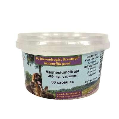DIERENDROGIST MAGNESIUM CITRAAT CAPSULES 480MG 60 ST DIERENDROGIST MAGNESIUM CITRAAT CAPSULES 480MG 60 ST