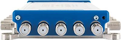 Schwaiger SEW516 531 Satelliet multiswitch Ingangen (satelliet): 5 (4 satelliet / 1 terrestrisch) Aantal gebruikers: 16 Standby-functie, geschikt voor Quad LNB Schwaiger SEW516 531 Satelliet multiswitch Ingangen (satelliet): 5 (4 satelliet / 1 terrestrisch) Aantal gebruikers: 16 Standby-functie, geschikt voor Quad LNB