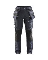 Blåkläder Dames werkbroek X1900 Stretch 79901141 | Marineblauw/Zwart | Maat 50 - 7330509587744 - thumbnail