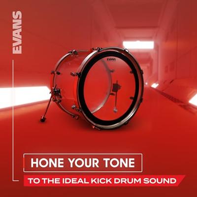 Evans BD18EMAD2 EMAD2 Clear 18 inch bassdrumvel - thumbnail