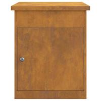 Pakket inwerp box Roestig 44 x 35 x 59 cm Cortenstaal - thumbnail