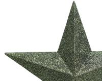 Piek plc ster l4.2b19h19 cm d.groen kerst Decoris - Decoris - thumbnail