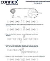 Connex verbindingsschakel " link" con.link black 1/2" x 11/128" - thumbnail