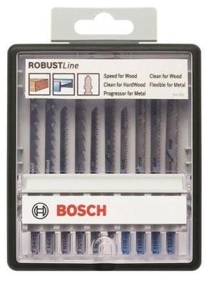 Bosch Accessoires 10-delige robust line decoupeerzaagbladenset wood and metal t-schacht 1st - 2607010542 Bosch Accessoires 10-delige robust line decoupeerzaagbladenset wood and metal t-schacht 1st - 2607010542