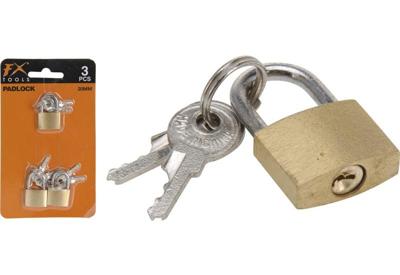 FX Tools Hangslot 3sts 20mm Koper