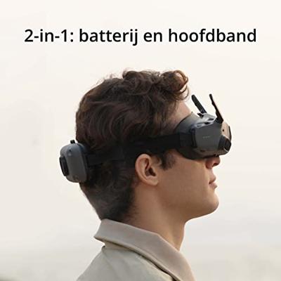 DJI Goggles Integra – Lichtgewicht en draagbare FPV Goggles, geïntegreerd ontwerp, Micro-OLED schermen, DJI O3+ video-transmissie, HD Low-Latency, compatibel met DJI Avata en nog veel meer
