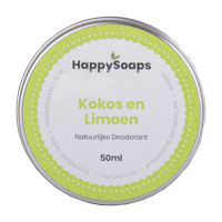 HappySoaps Kokos & Limoen Deodorant - thumbnail