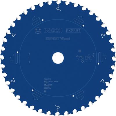 Bosch Accessoires EXPERT Wood Cirkelzaagblad | 254 x 2,6/1,8 x 25,4 mm | T40 - 2608902241