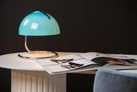 Lucide CATO - Tafellamp - Ø 23,5 cm - 1xE27 - Blauw - thumbnail