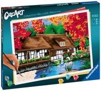 Ravensburger creart schilderen op nummer - molen in blautopf - thumbnail