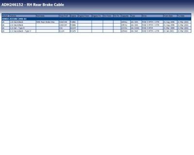 Handremkabel ADH246152