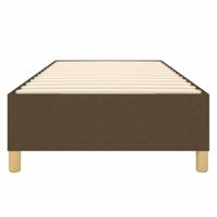 Boxspring bed 80x200 cm stof donkerbruin - thumbnail