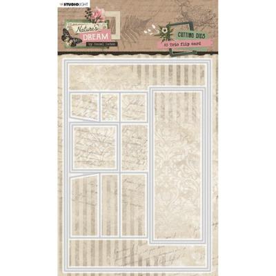 Studio Light • natures dream cutting dies a5 trio flip card