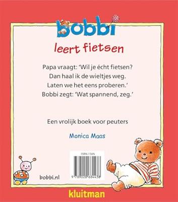 Kluitman Bobbi leert fietsen