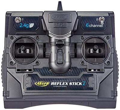 Carson Modellsport Reflex Stick II RC handzender 2,4 GHz Aantal kanalen: 6 Incl. ontvanger