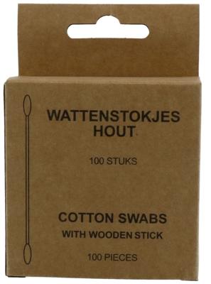 Bezouwen Wattenstokjes Hout