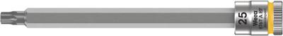 Wera 8767 A HF TORX® Zyklop Bit/dop-combinatie met 1/4" Aandrijving met Vasthoudfunctie, TX 25 x 100 mm - 1 stuk(s) - 05003366001 Wera 8767 A HF TORX® Zyklop Bit/dop-combinatie met 1/4" Aandrijving met Vasthoudfunctie, TX 25 x 100 mm - 1 stuk(s) - 05003366001