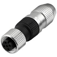 Weidmüller 1781540000 Sensor/actuator connector, niet geassembleerd M12 Aantal polen (sensoren): 4 Bus, recht 1 stuk(s) - thumbnail