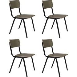 Zuiver Eetkamerstoel 'Back to School' Mat Zuiver Eetkamerstoel 'Back to School' Mat