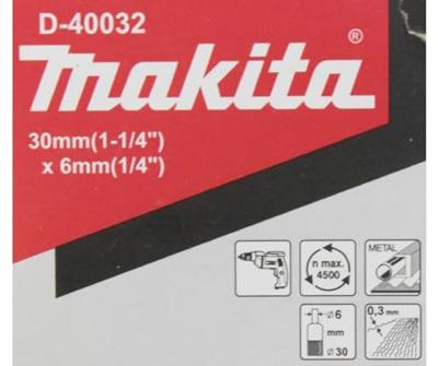 Makita Accessoires Penseelborstel 6x30mm - D-40032 D-40032