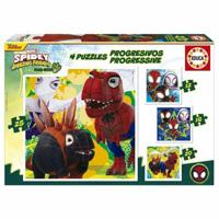 Set van 4 Puzzels Educa Dino Spidey (4 Stuks) - thumbnail