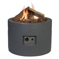 Cocoon vuurtafel rond klein antraciet - thumbnail