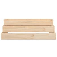 VidaXL Plantenbak 80x80x27 cm massief grenenhout - thumbnail