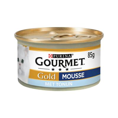 Gourmet Gold Mousse met Tonijn natvoer kat 85 gram