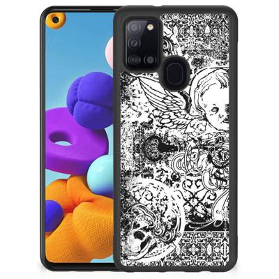 Mobiel Case Samsung Galaxy A21s Skulls Angel Mobiel Case Samsung Galaxy A21s Skulls Angel