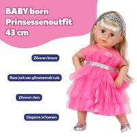 BABY born Pink Princess jurk - 43 cm - thumbnail